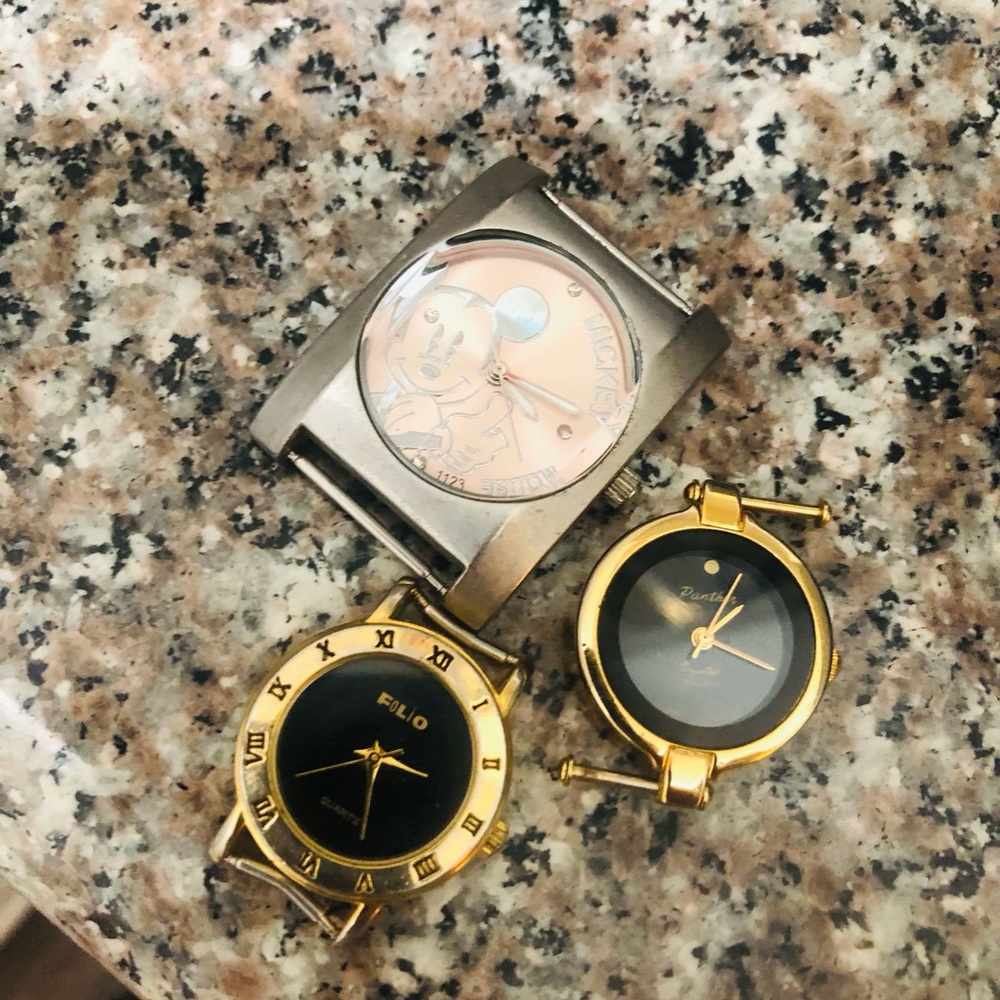 Gold and Black Women's Fashion Watch - Unbranded